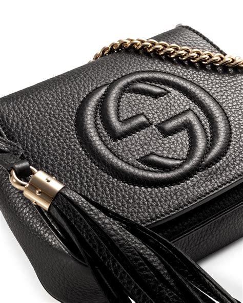 black chain gucci bag